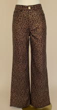 Load image into Gallery viewer, Leopard Print Wide-Leg Pants
