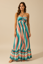 Load image into Gallery viewer, Aqua Maxi Dress