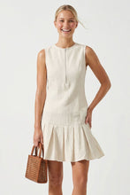 Load image into Gallery viewer, Zip Front Ruffle Hem Dress