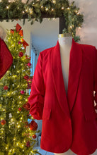 Load image into Gallery viewer, Oversized Red Blazer - Italian Brand