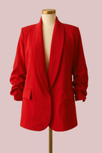 Load image into Gallery viewer, Oversized Red Blazer - Italian Brand