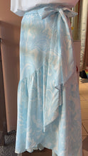Load image into Gallery viewer, Paisley Print Skirt - Blue