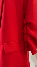 Load image into Gallery viewer, Oversized Red Blazer - Italian Brand