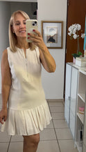 Load image into Gallery viewer, Zip Front Ruffle Hem Dress