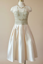 Load image into Gallery viewer, Pre-Loved Golden & Beige Midi Dress