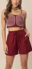 Load image into Gallery viewer, Burgundy Two Piece Set - Italian One Size
