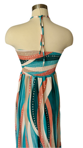 Aqua Maxi Dress