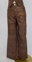 Load image into Gallery viewer, Leopard Print Wide-Leg Pants
