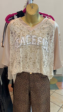 Load image into Gallery viewer, PEACEFUL Lace Top – Italian Oversized Chic
