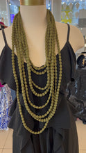 Load image into Gallery viewer, Fabric Layered Long Necklace
