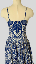 Load image into Gallery viewer, Blue &amp; White Maxi Dress
