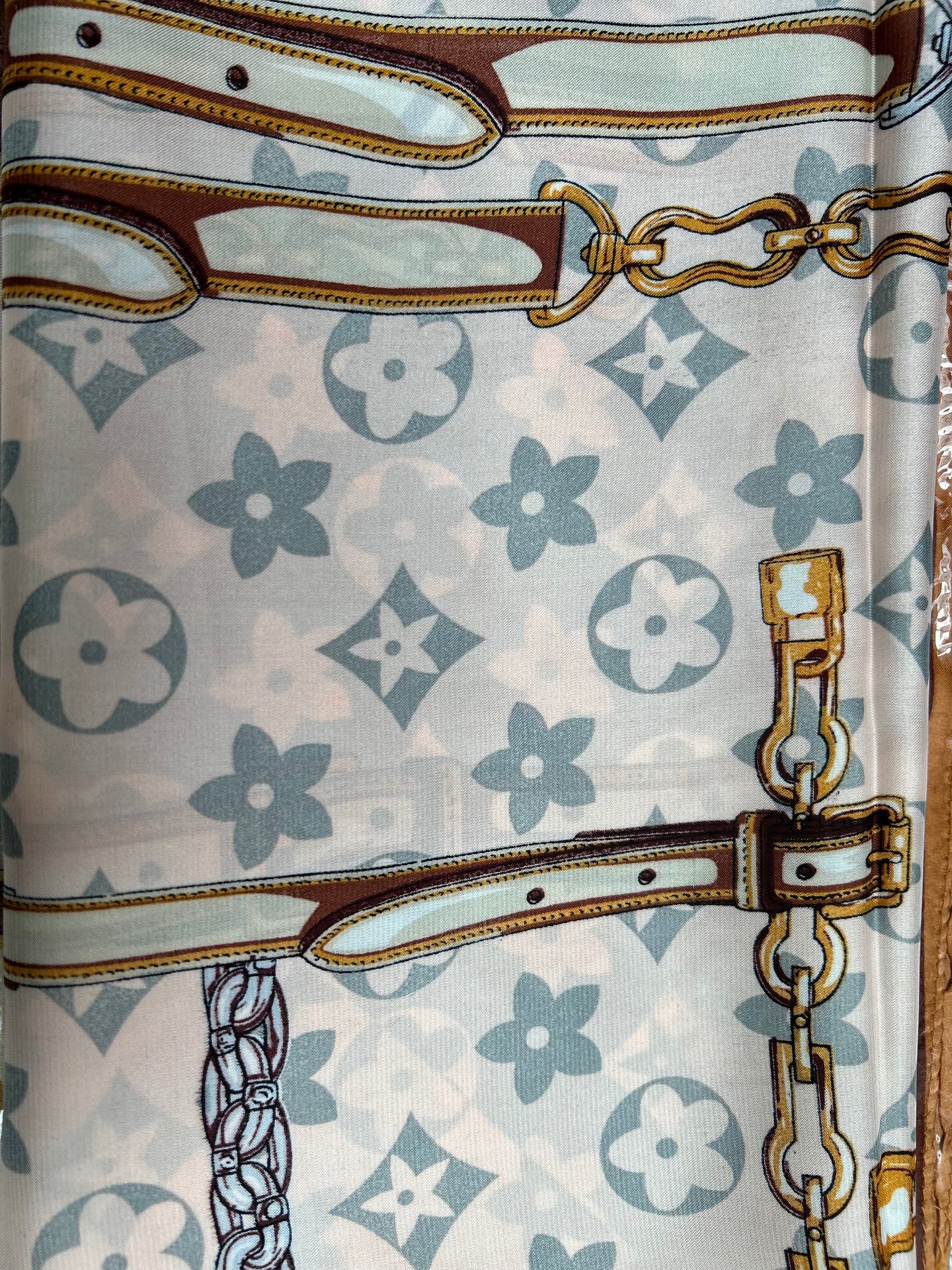 Silk Blend Printed Scarf
