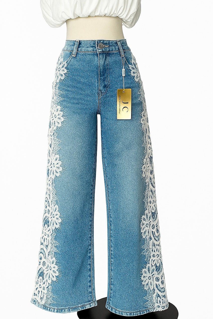 Lace Jeans