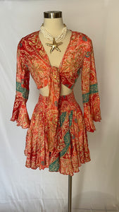 Tropical Coral Two-Piece Set