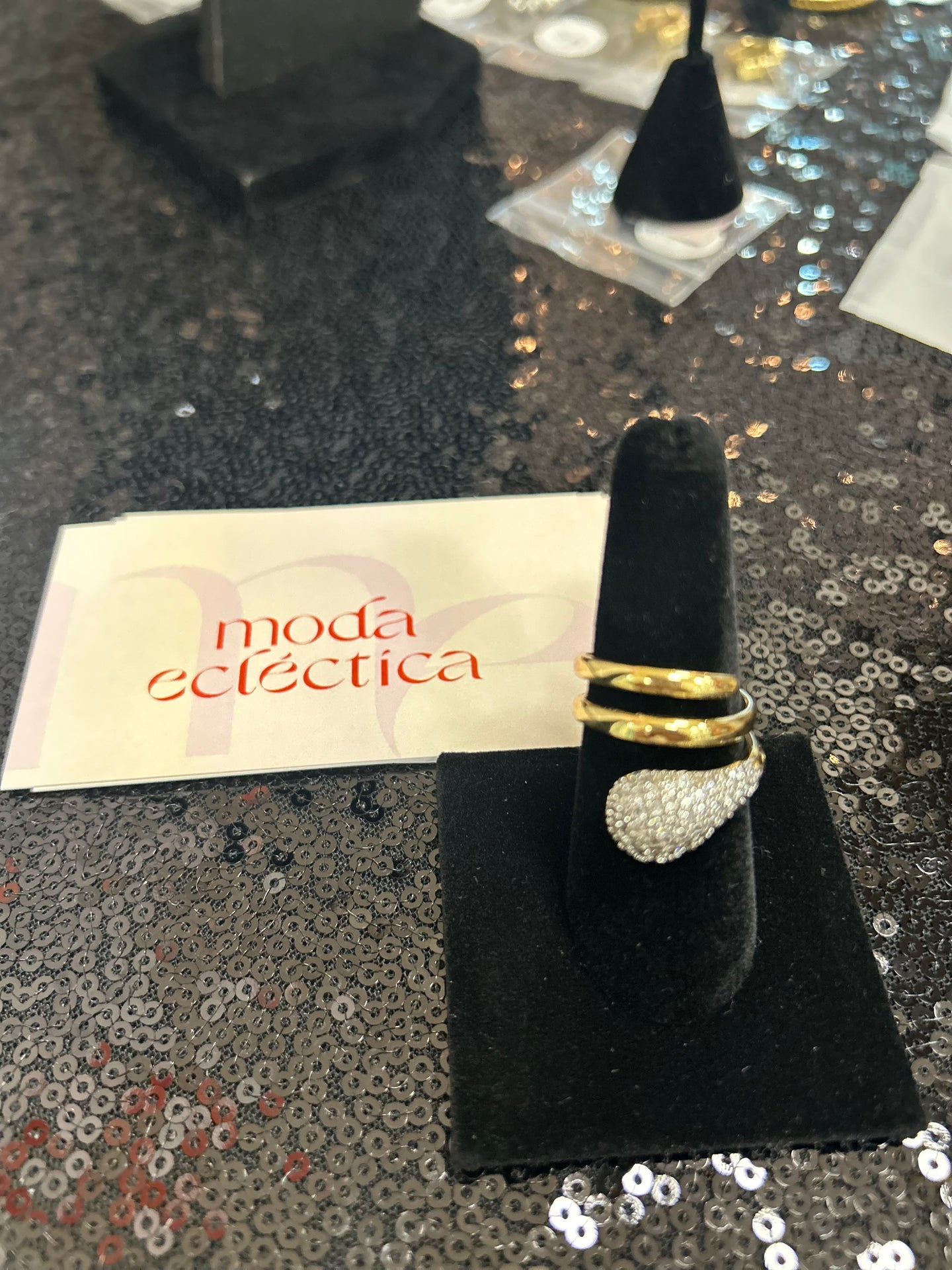 Pave Ring - Stainless Steel