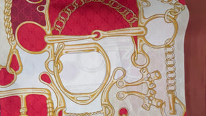Silk Blend Printed Scarf