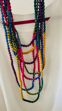 Load image into Gallery viewer, Fabric Layered Long Necklace
