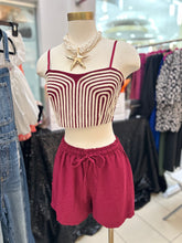Load image into Gallery viewer, Burgundy Two Piece Set - Italian One Size
