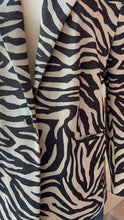 Load image into Gallery viewer, Pre Loved - Oversized Blazer - Zebra Print
