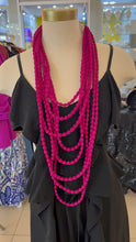 Load image into Gallery viewer, Fabric Layered Long Necklace
