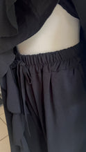 Load image into Gallery viewer, Black Ruffle Two-Piece Set – Made in Italy
