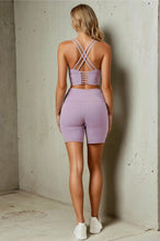 Load image into Gallery viewer, Activewear Short Set - Purple
