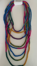Load image into Gallery viewer, Fabric Layered Long Necklace
