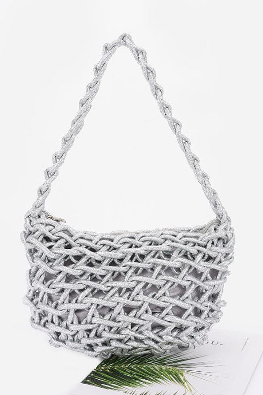 Handmade Metallic Braided Bag