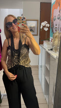 Load image into Gallery viewer, Snake Print Satin Cami Top - Luxurious Italian-Made Design
