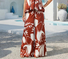 Load image into Gallery viewer, Wide-Leg Pants - Terracotta

