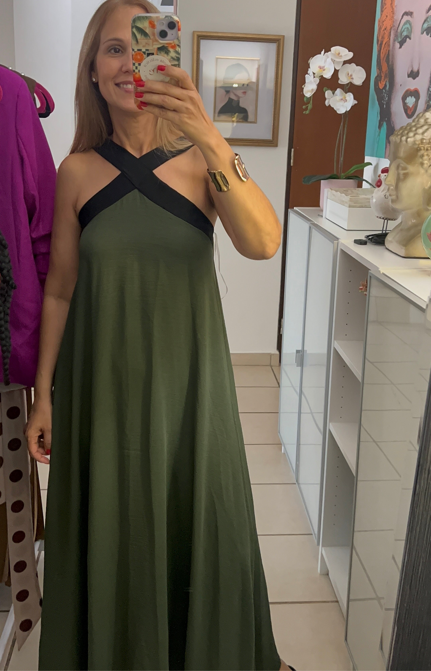 Olive Maxi Dress
