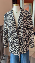 Load image into Gallery viewer, Pre Loved - Oversized Blazer - Zebra Print
