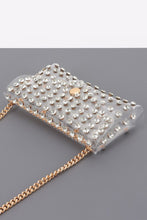 Load image into Gallery viewer, Clear Rhinestone Mini Bag
