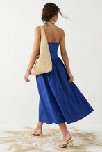 Load image into Gallery viewer, Women's Tube Top Maxi Dress - Blue
