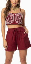 Load image into Gallery viewer, Burgundy Two Piece Set - Italian One Size
